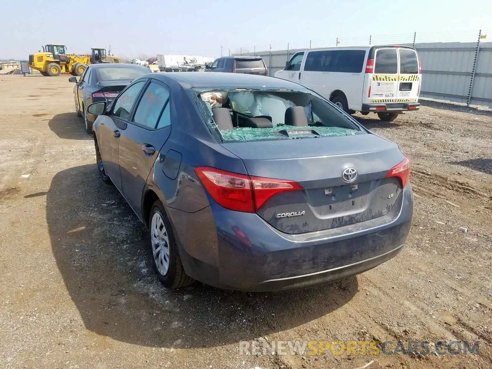 3 Photograph of a damaged car 5YFBURHE4KP910454 TOYOTA COROLLA 2019