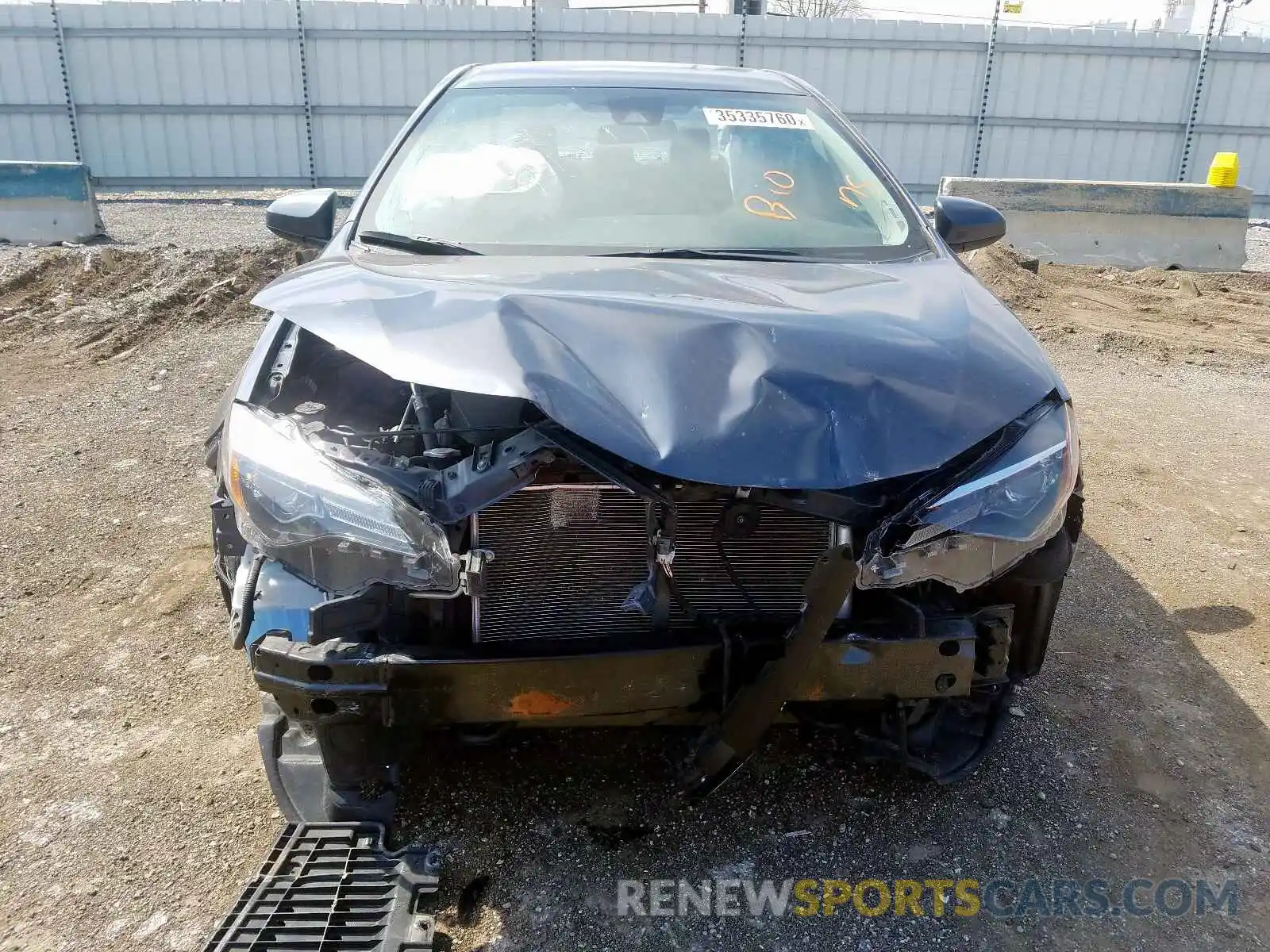 9 Photograph of a damaged car 5YFBURHE4KP910454 TOYOTA COROLLA 2019