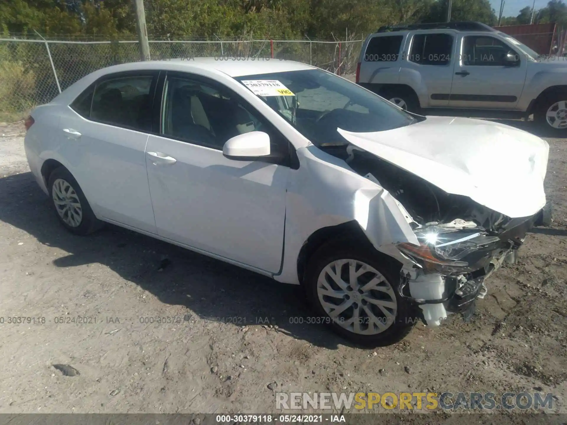 1 Photograph of a damaged car 5YFBURHE4KP910485 TOYOTA COROLLA 2019