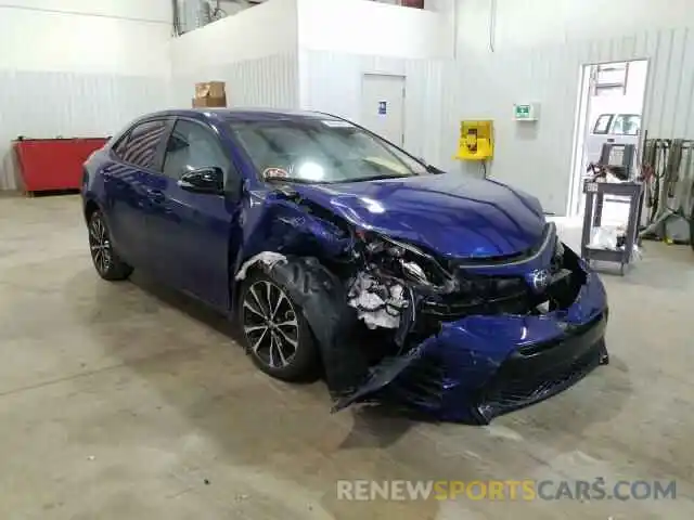 1 Photograph of a damaged car 5YFBURHE4KP911054 TOYOTA COROLLA 2019