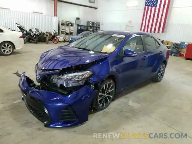 2 Photograph of a damaged car 5YFBURHE4KP911054 TOYOTA COROLLA 2019