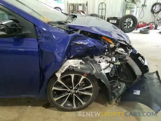 9 Photograph of a damaged car 5YFBURHE4KP911054 TOYOTA COROLLA 2019