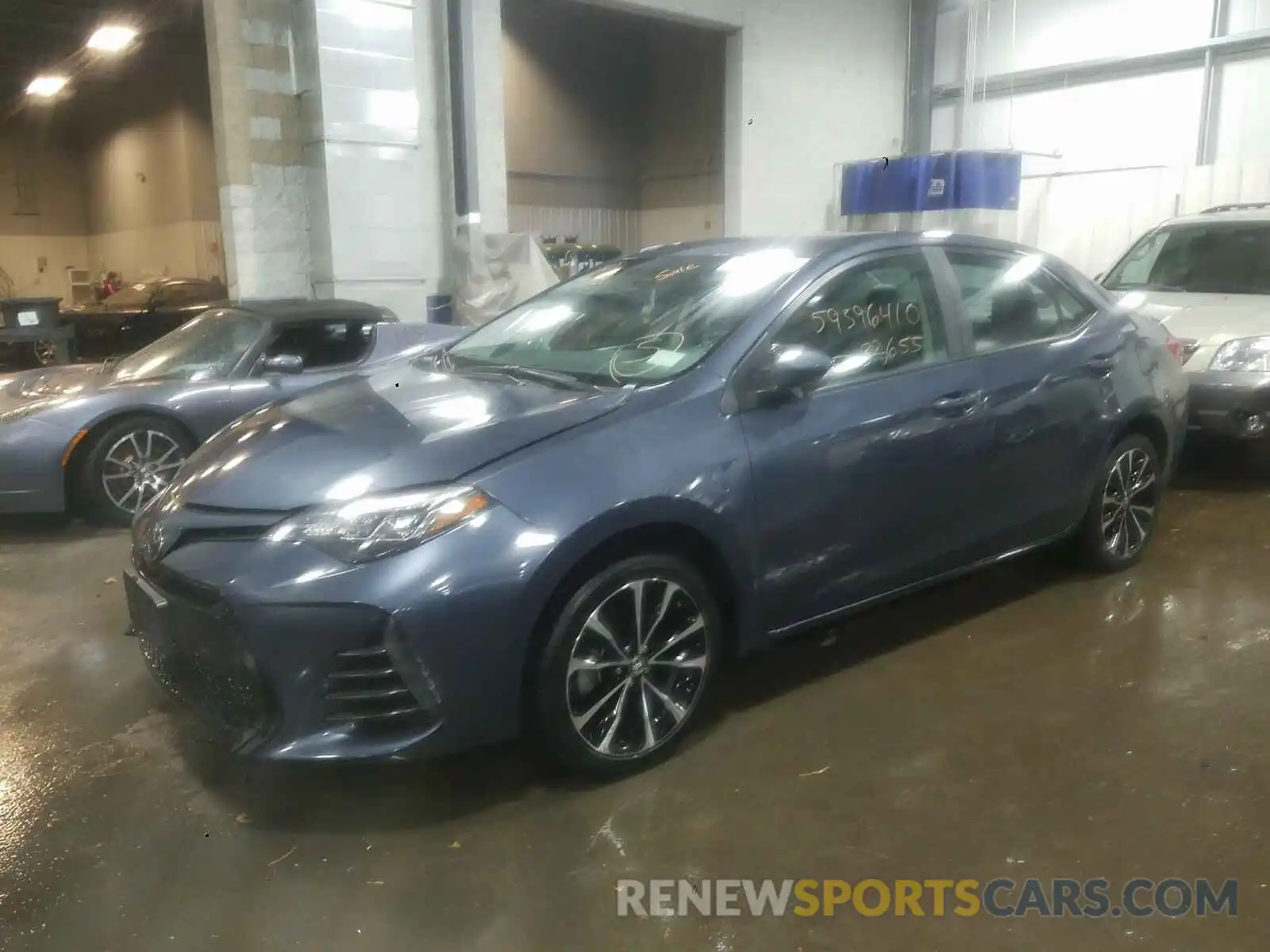 2 Photograph of a damaged car 5YFBURHE4KP911071 TOYOTA COROLLA 2019