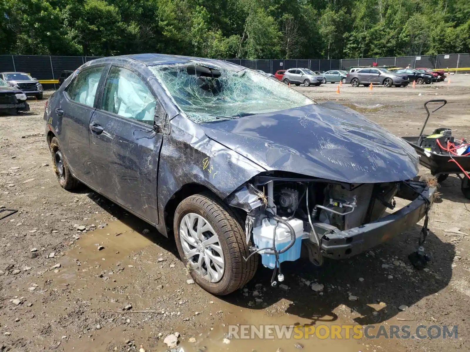 1 Photograph of a damaged car 5YFBURHE4KP911183 TOYOTA COROLLA 2019