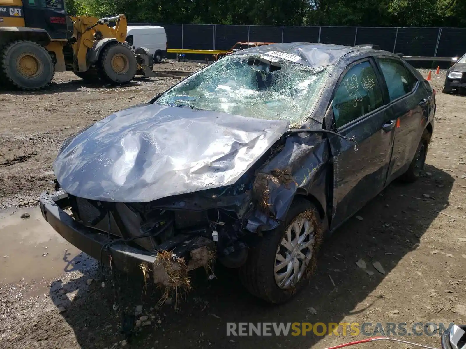 2 Photograph of a damaged car 5YFBURHE4KP911183 TOYOTA COROLLA 2019