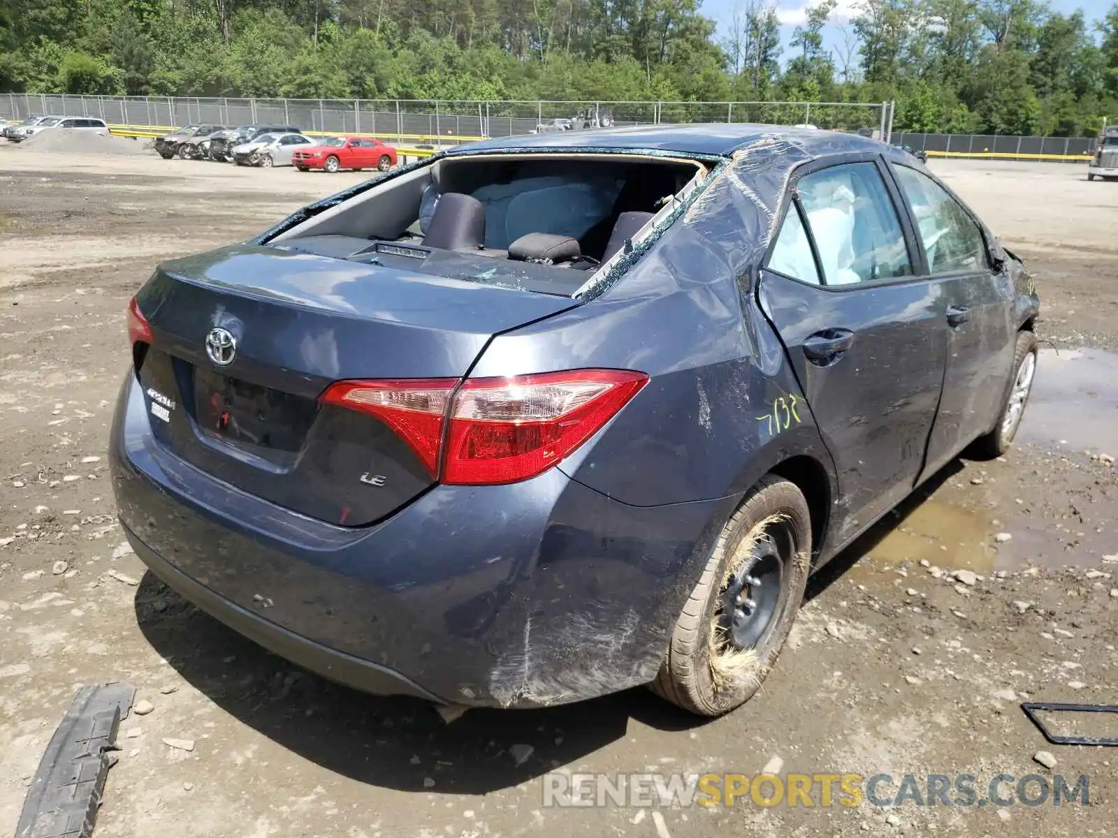 4 Photograph of a damaged car 5YFBURHE4KP911183 TOYOTA COROLLA 2019