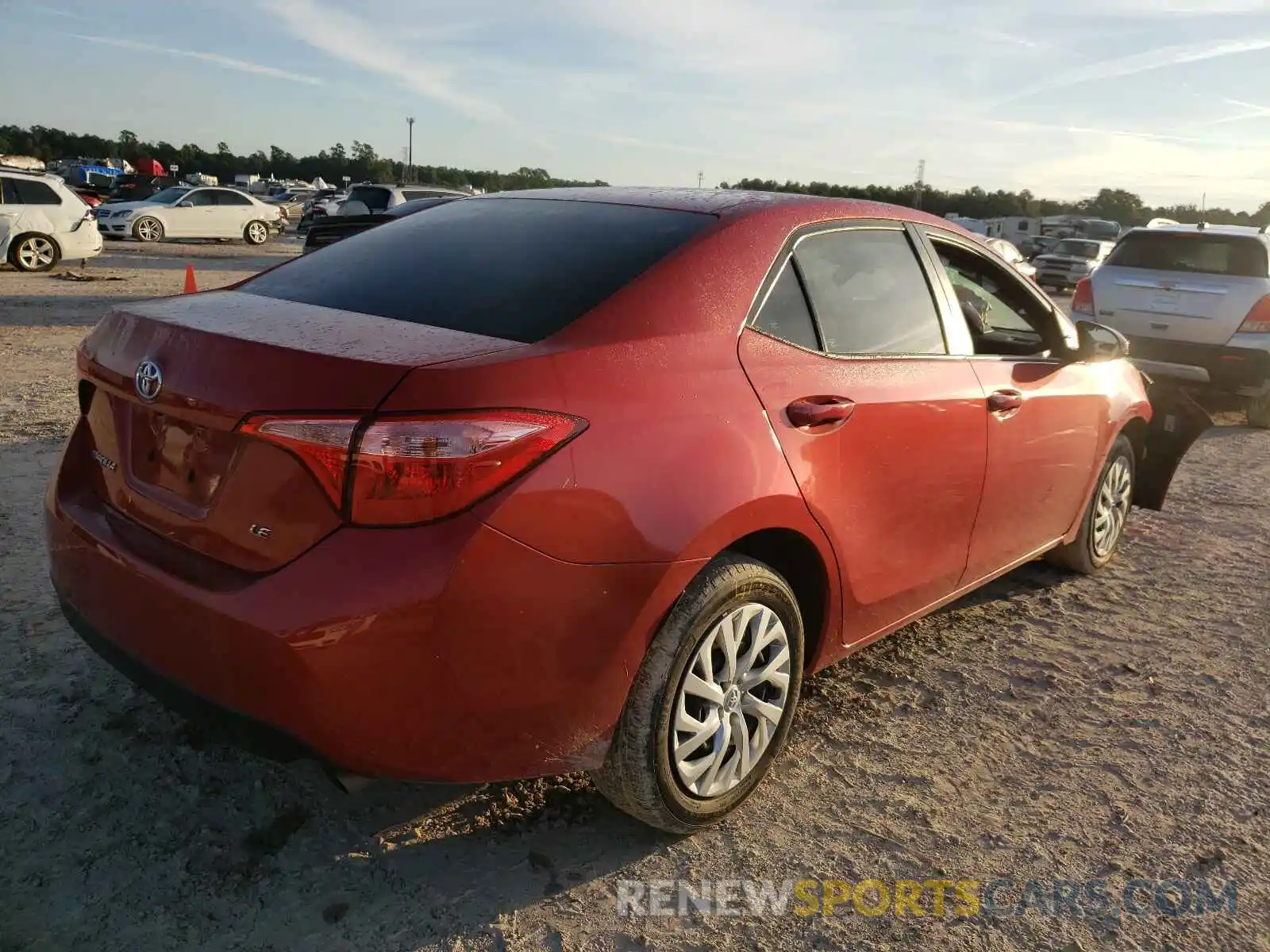 4 Photograph of a damaged car 5YFBURHE4KP911474 TOYOTA COROLLA 2019