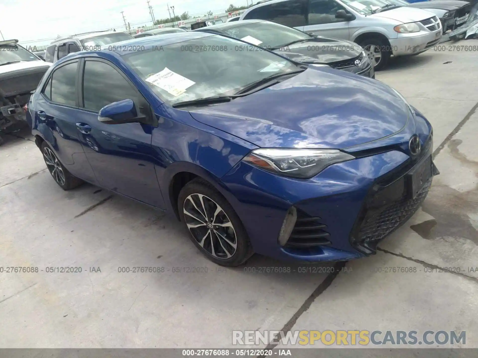 1 Photograph of a damaged car 5YFBURHE4KP912124 TOYOTA COROLLA 2019