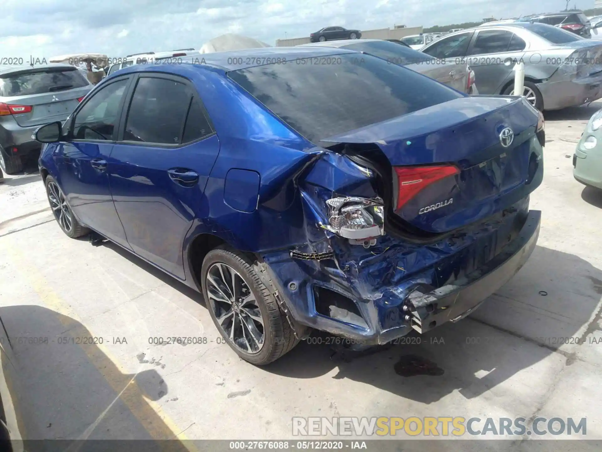 3 Photograph of a damaged car 5YFBURHE4KP912124 TOYOTA COROLLA 2019