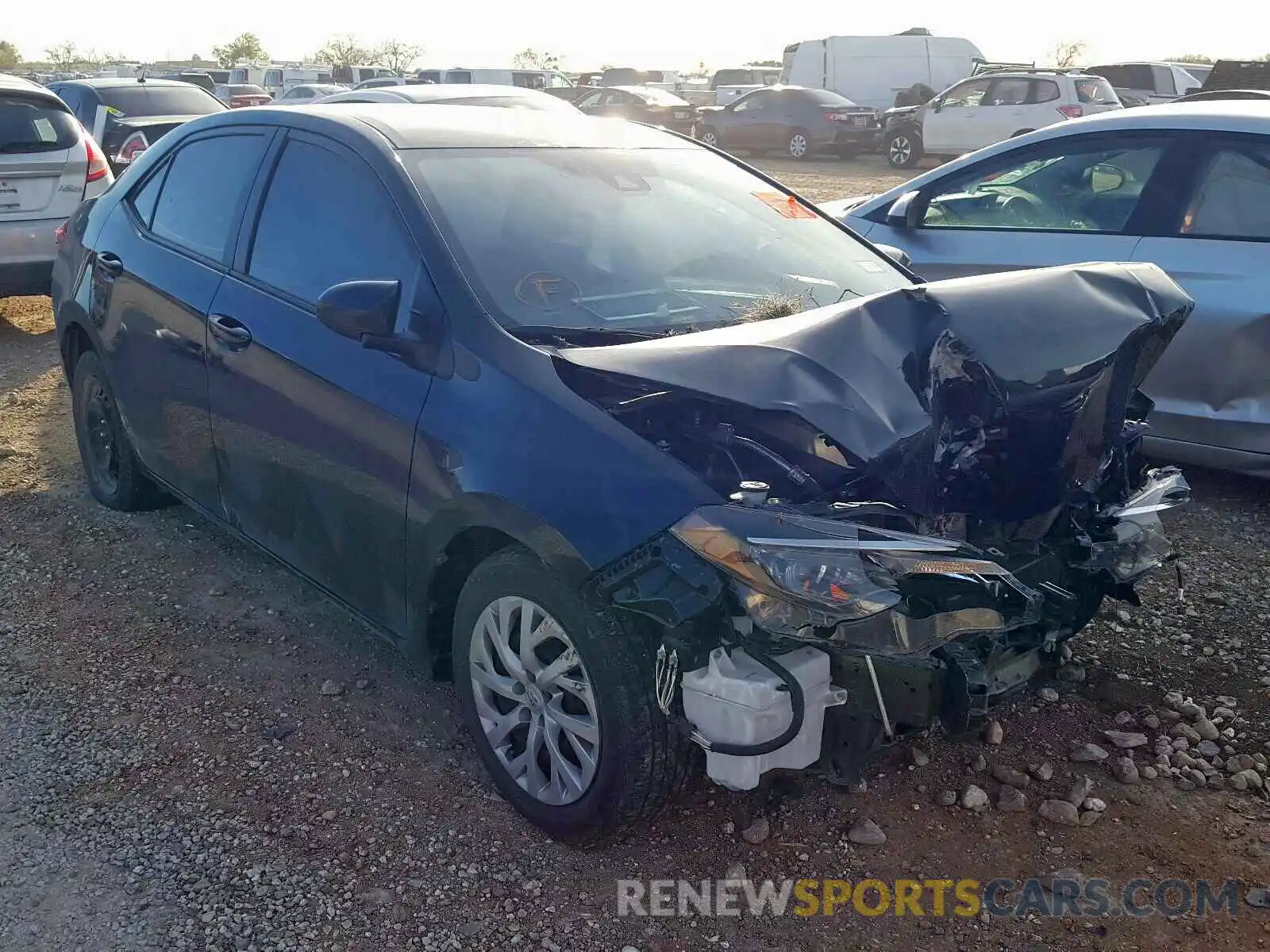 1 Photograph of a damaged car 5YFBURHE4KP912477 TOYOTA COROLLA 2019