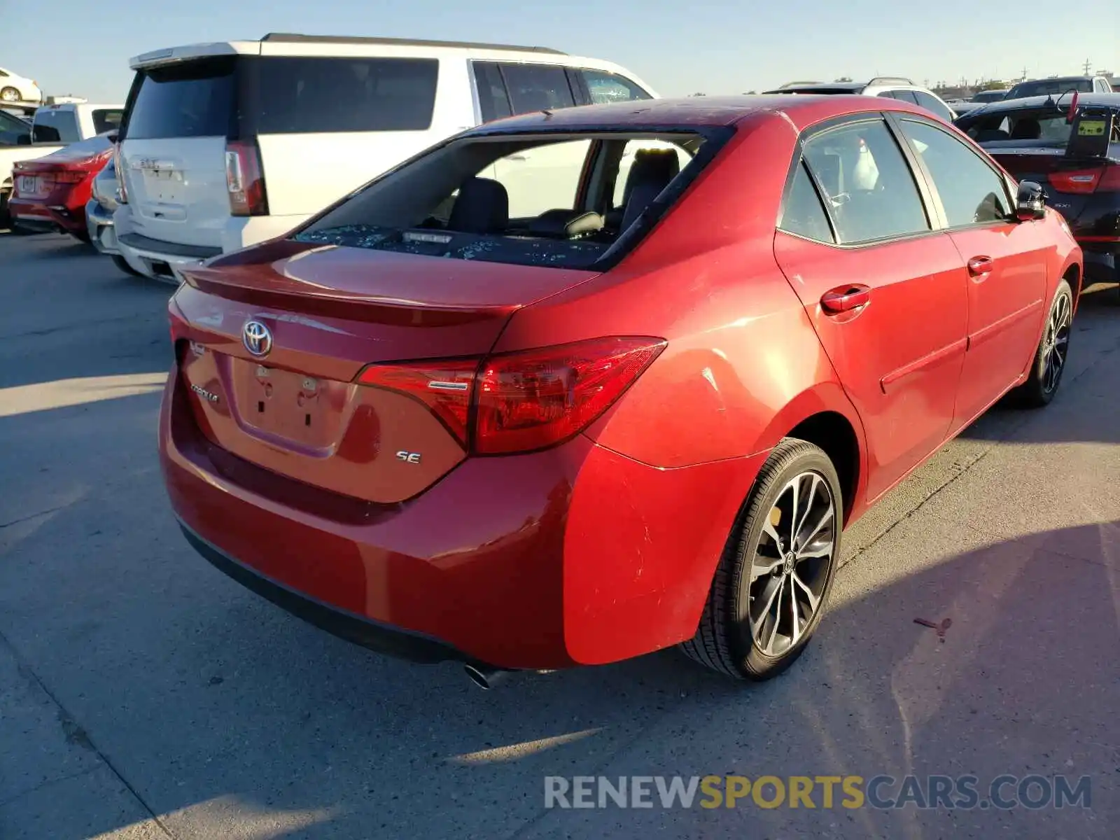 4 Photograph of a damaged car 5YFBURHE4KP912804 TOYOTA COROLLA 2019