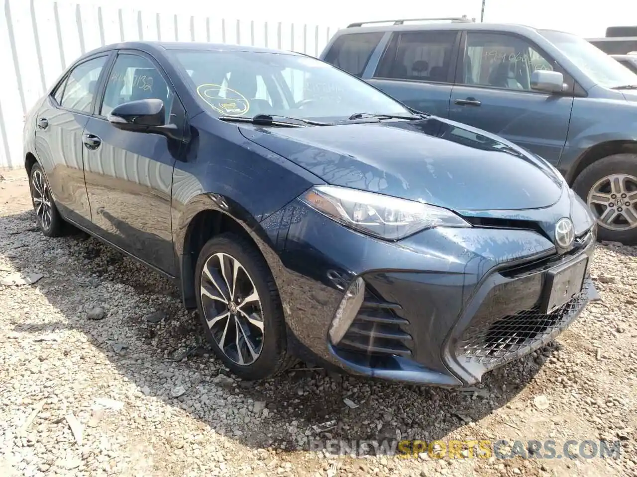 1 Photograph of a damaged car 5YFBURHE4KP913659 TOYOTA COROLLA 2019