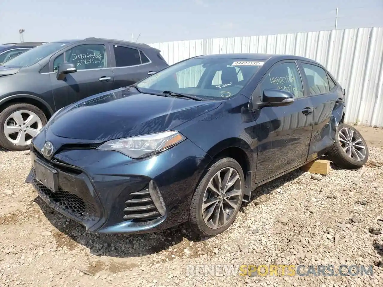 2 Photograph of a damaged car 5YFBURHE4KP913659 TOYOTA COROLLA 2019