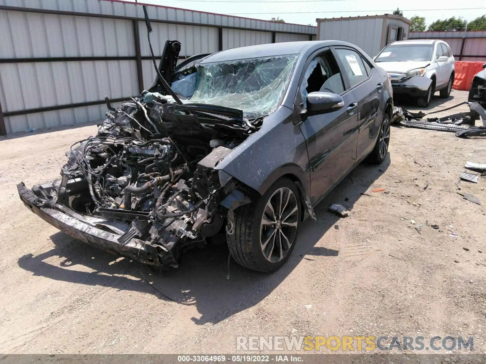 2 Photograph of a damaged car 5YFBURHE4KP913774 TOYOTA COROLLA 2019