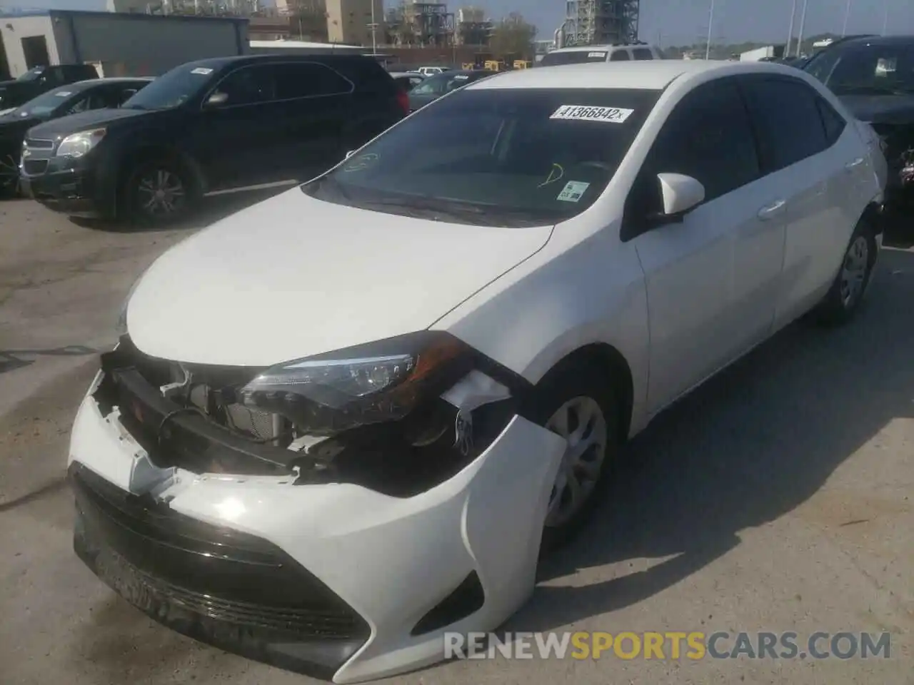 2 Photograph of a damaged car 5YFBURHE4KP913810 TOYOTA COROLLA 2019