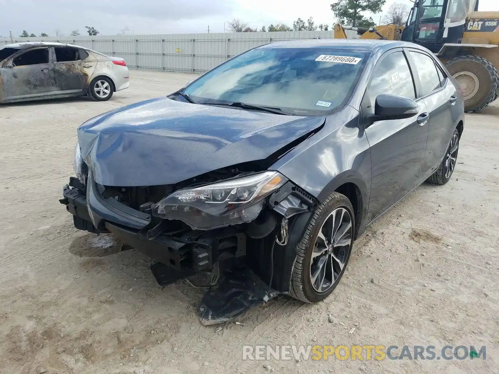 2 Photograph of a damaged car 5YFBURHE4KP914259 TOYOTA COROLLA 2019