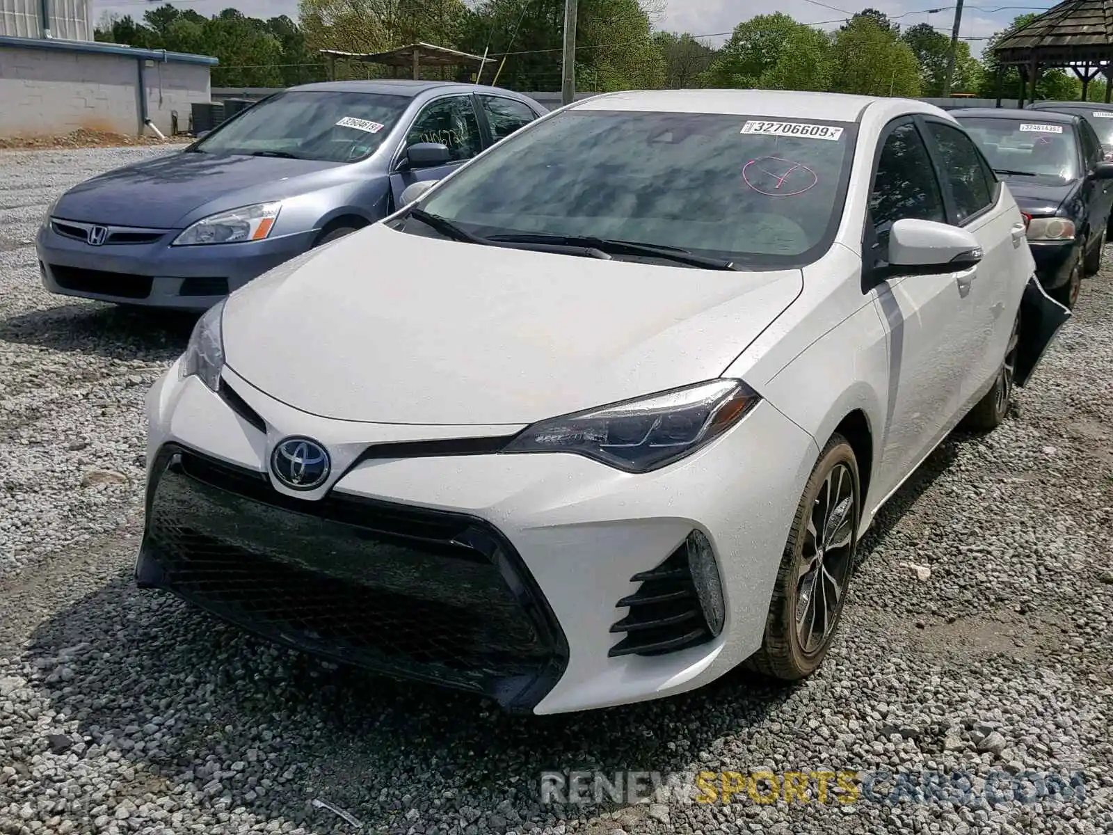 2 Photograph of a damaged car 5YFBURHE4KP914598 TOYOTA COROLLA 2019