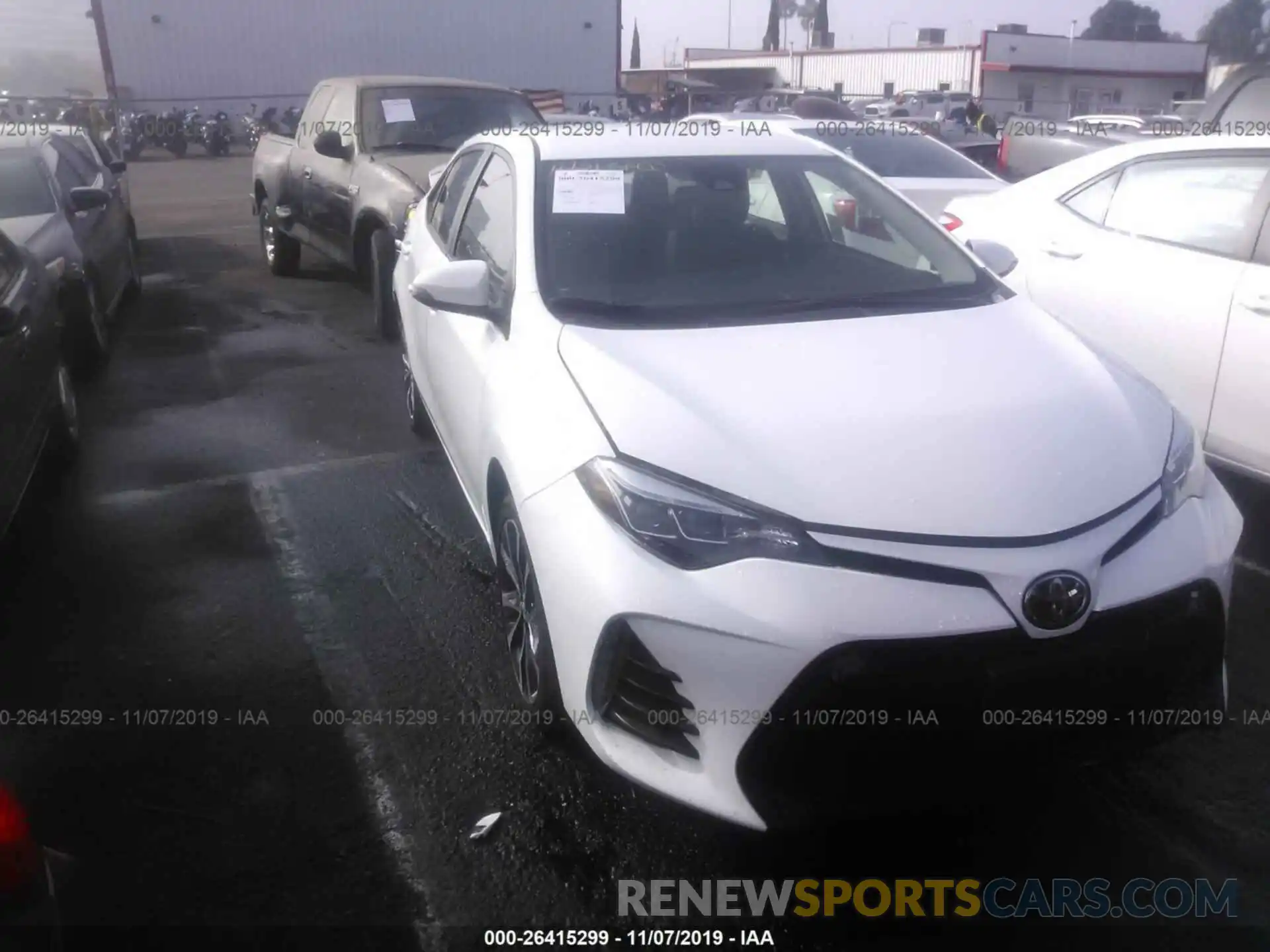 1 Photograph of a damaged car 5YFBURHE4KP914746 TOYOTA COROLLA 2019