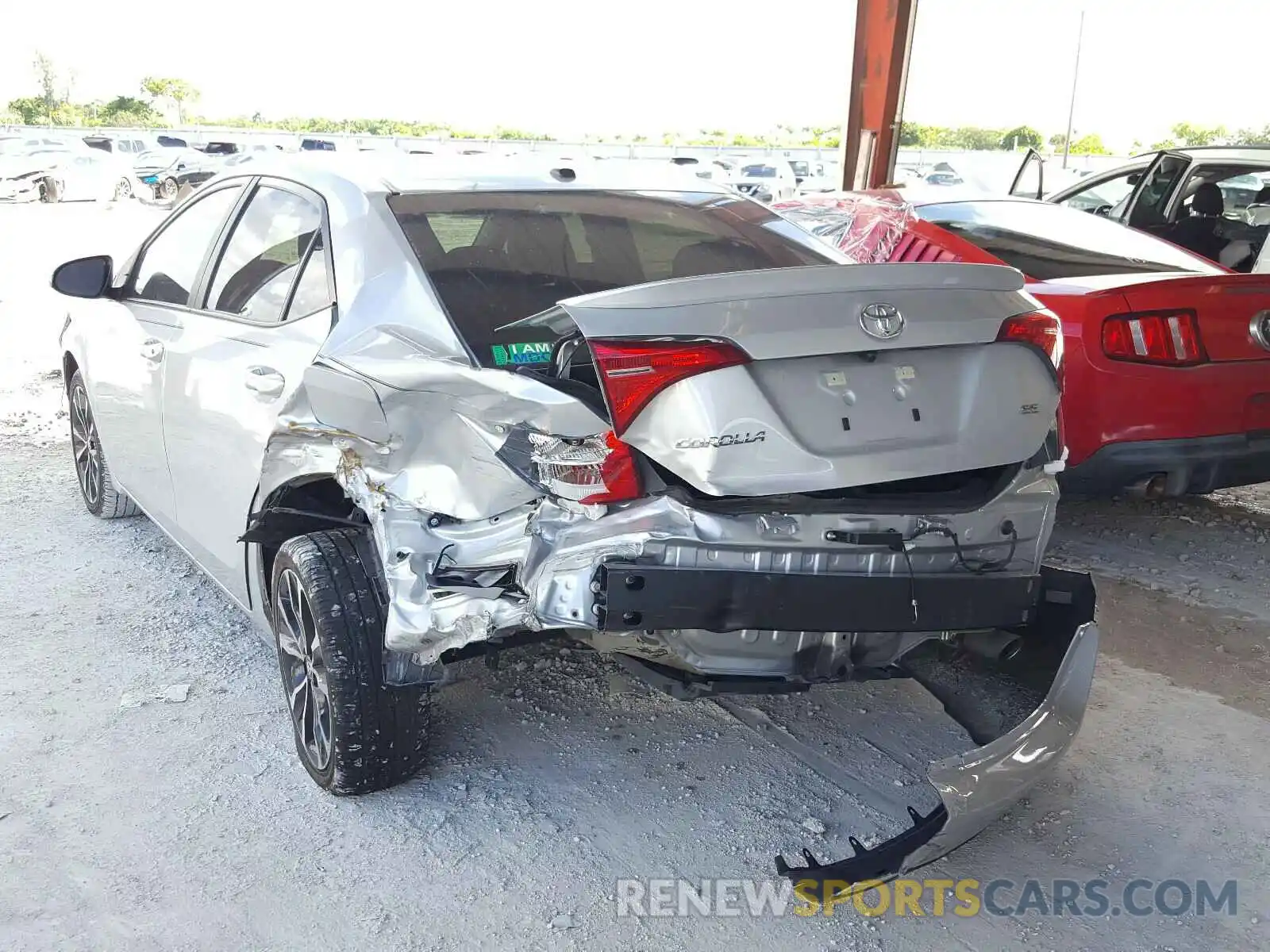 3 Photograph of a damaged car 5YFBURHE4KP914892 TOYOTA COROLLA 2019