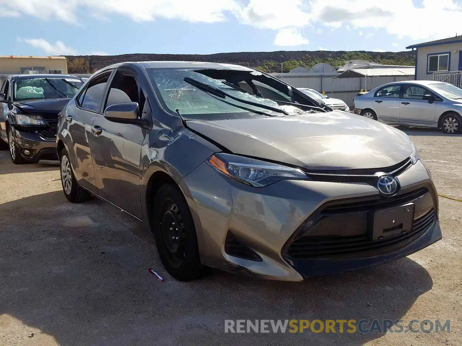 1 Photograph of a damaged car 5YFBURHE4KP915430 TOYOTA COROLLA 2019