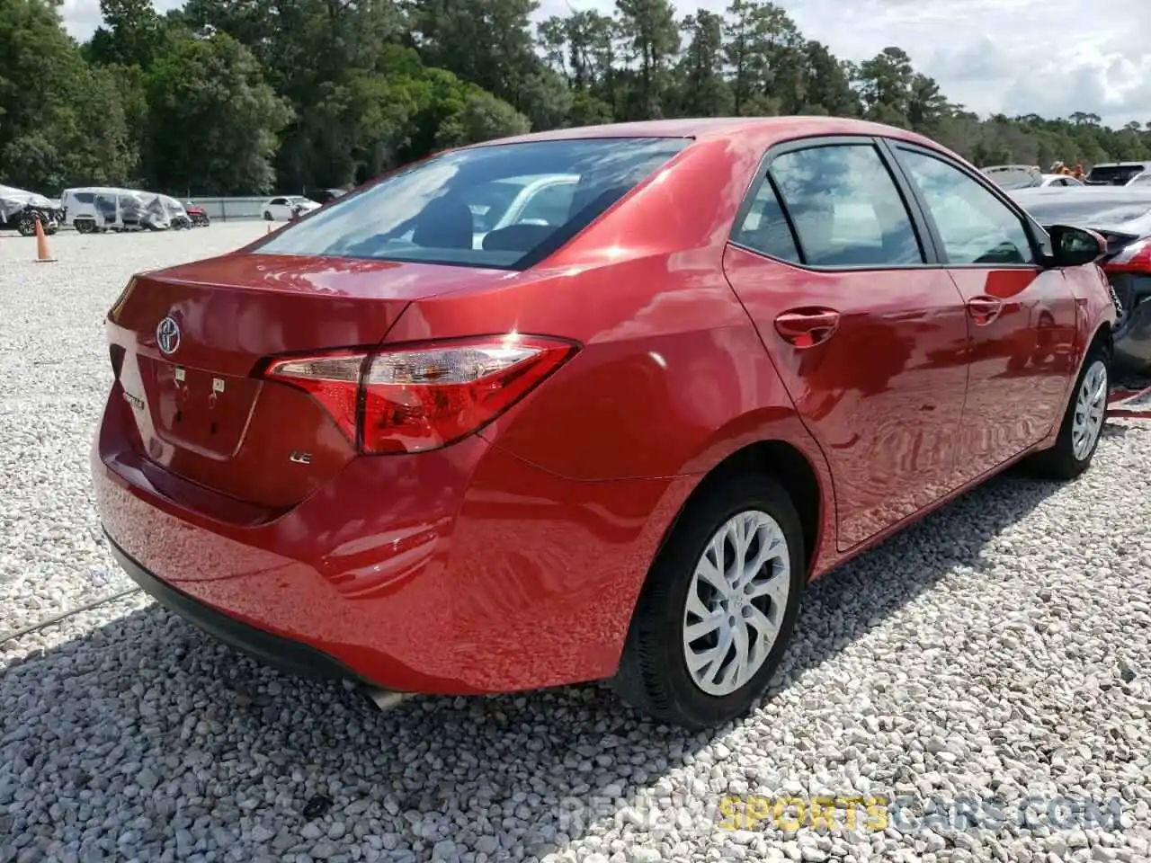 4 Photograph of a damaged car 5YFBURHE4KP916335 TOYOTA COROLLA 2019