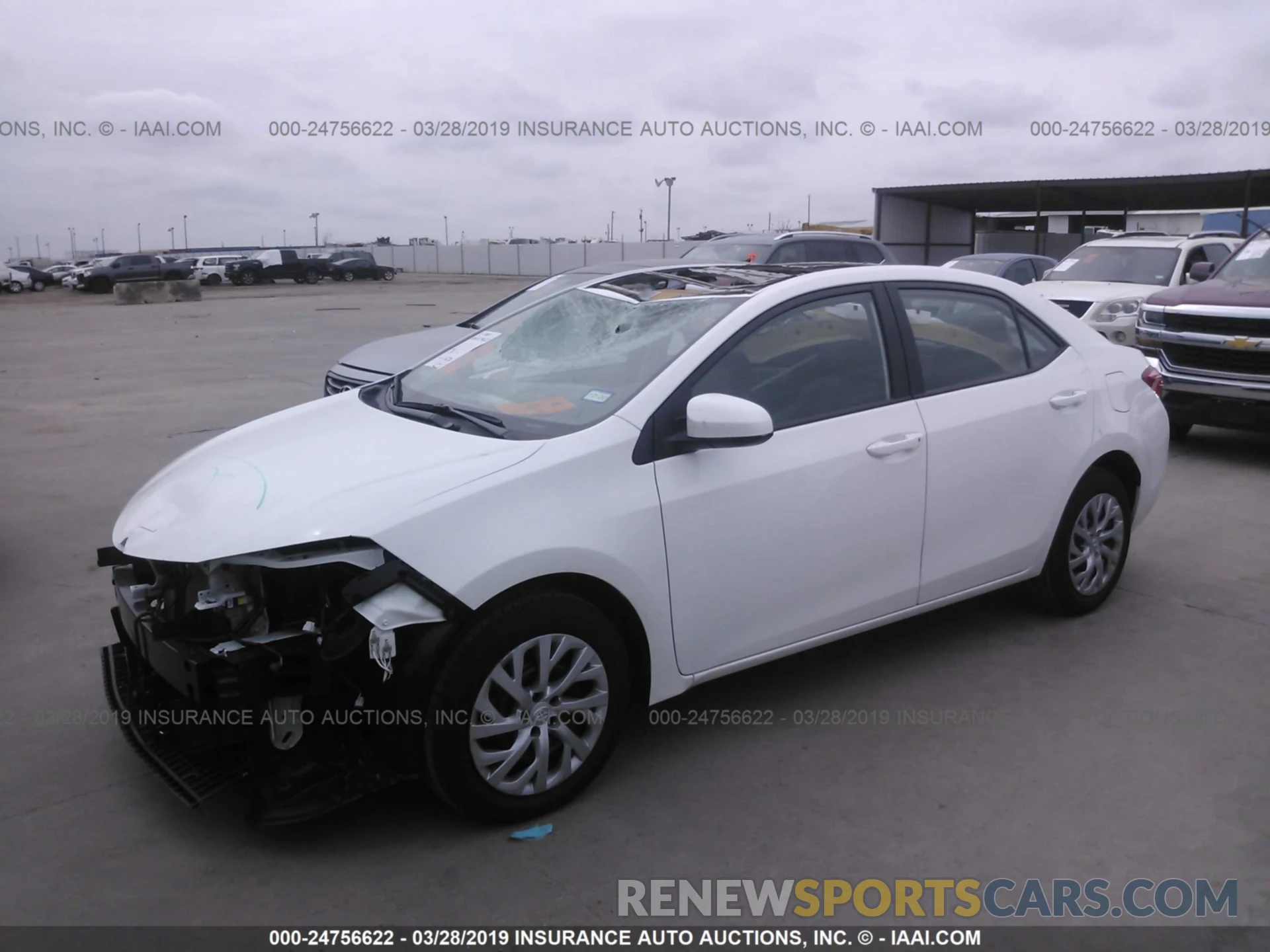 2 Photograph of a damaged car 5YFBURHE4KP916495 TOYOTA COROLLA 2019