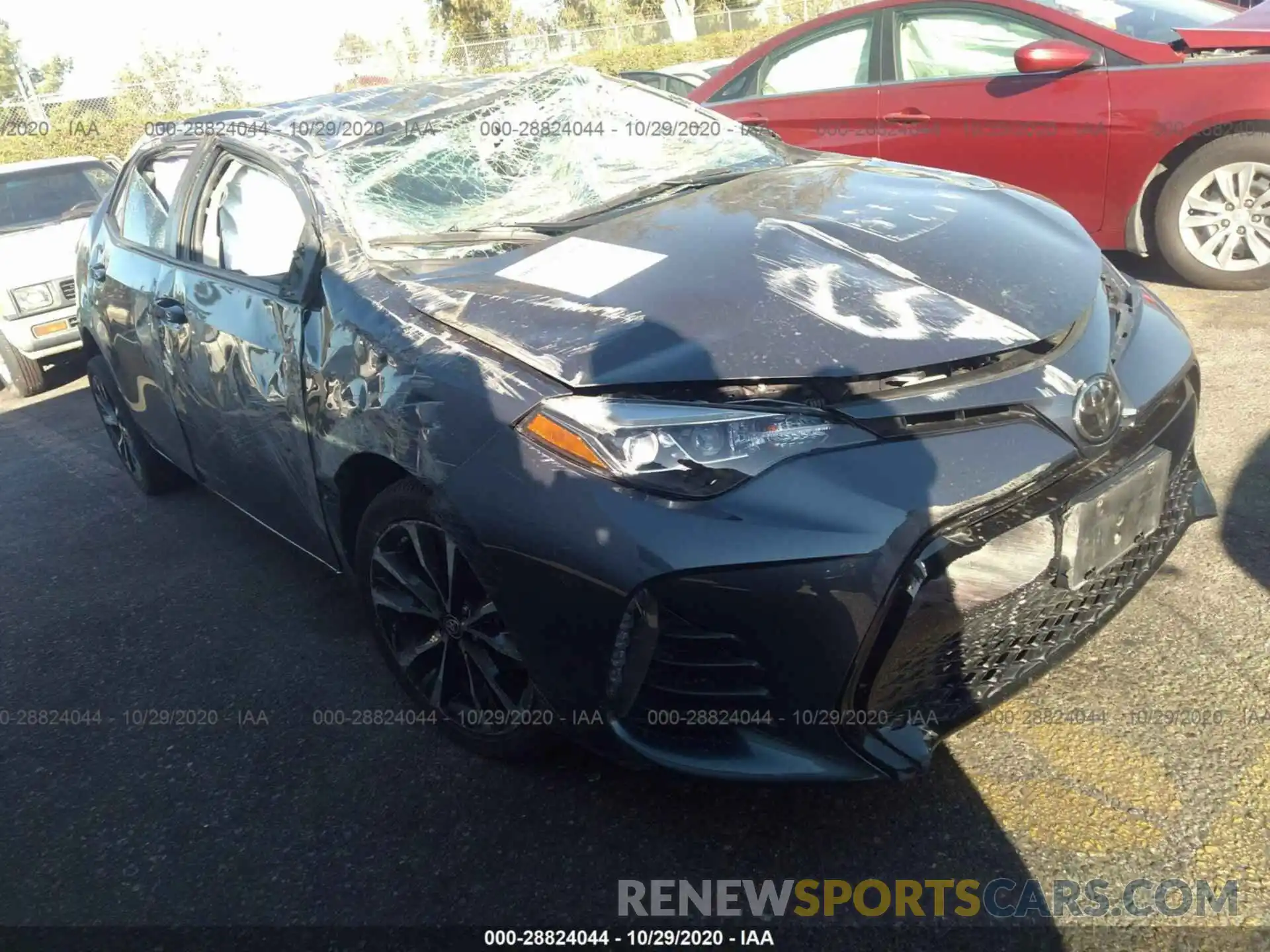 1 Photograph of a damaged car 5YFBURHE4KP916531 TOYOTA COROLLA 2019