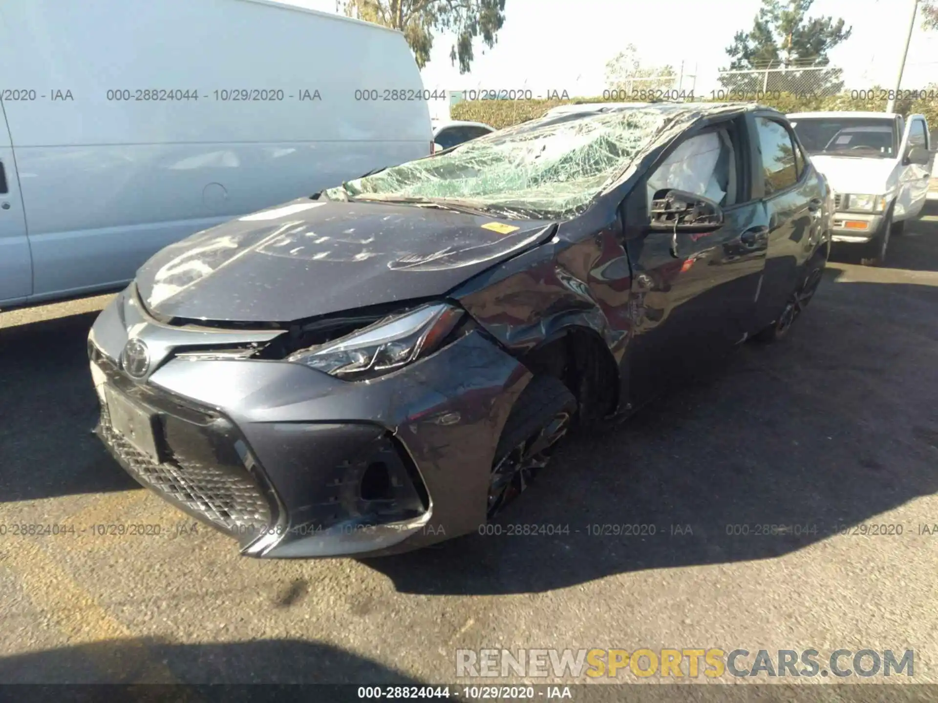 2 Photograph of a damaged car 5YFBURHE4KP916531 TOYOTA COROLLA 2019