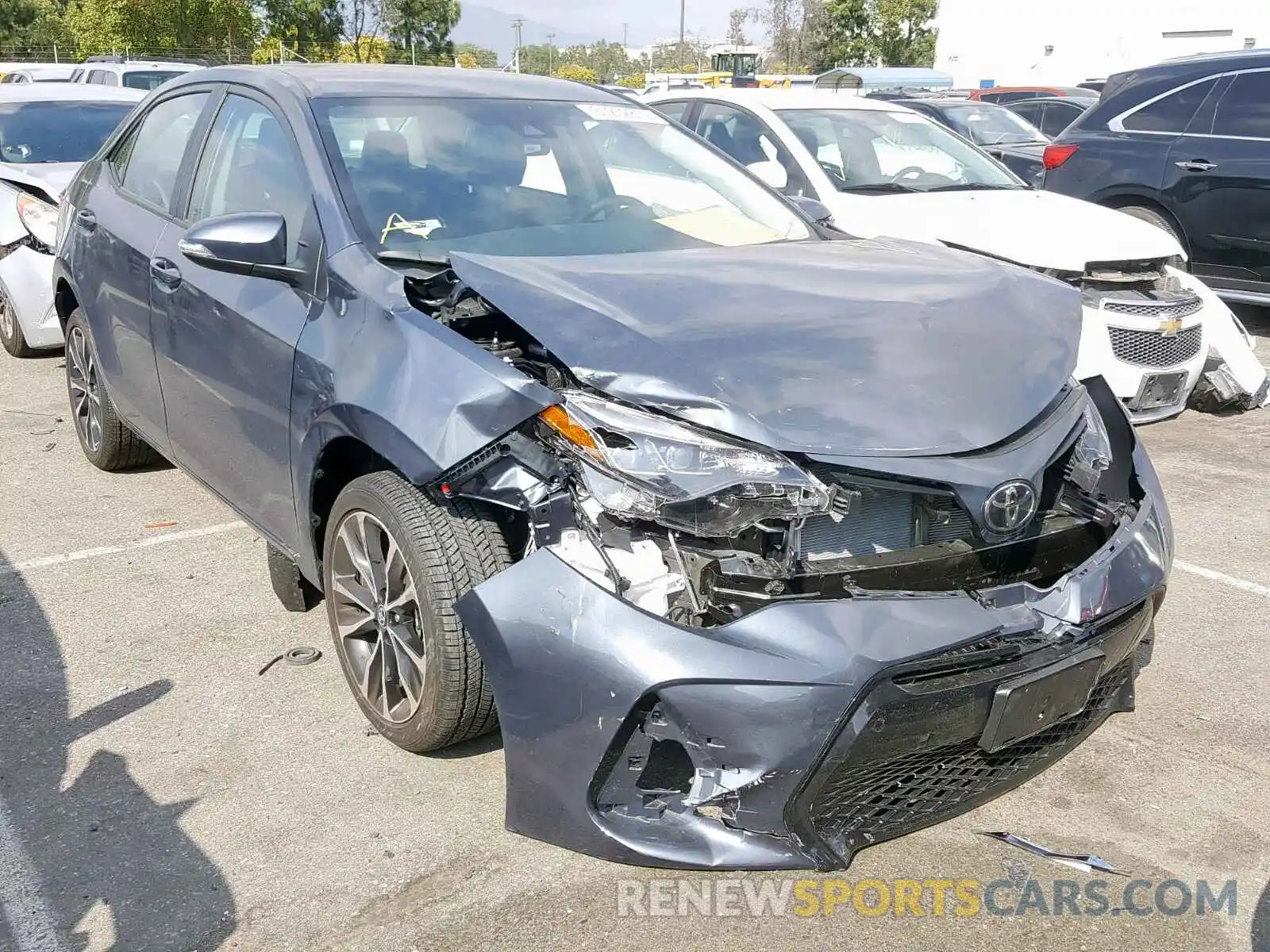 1 Photograph of a damaged car 5YFBURHE4KP916609 TOYOTA COROLLA 2019