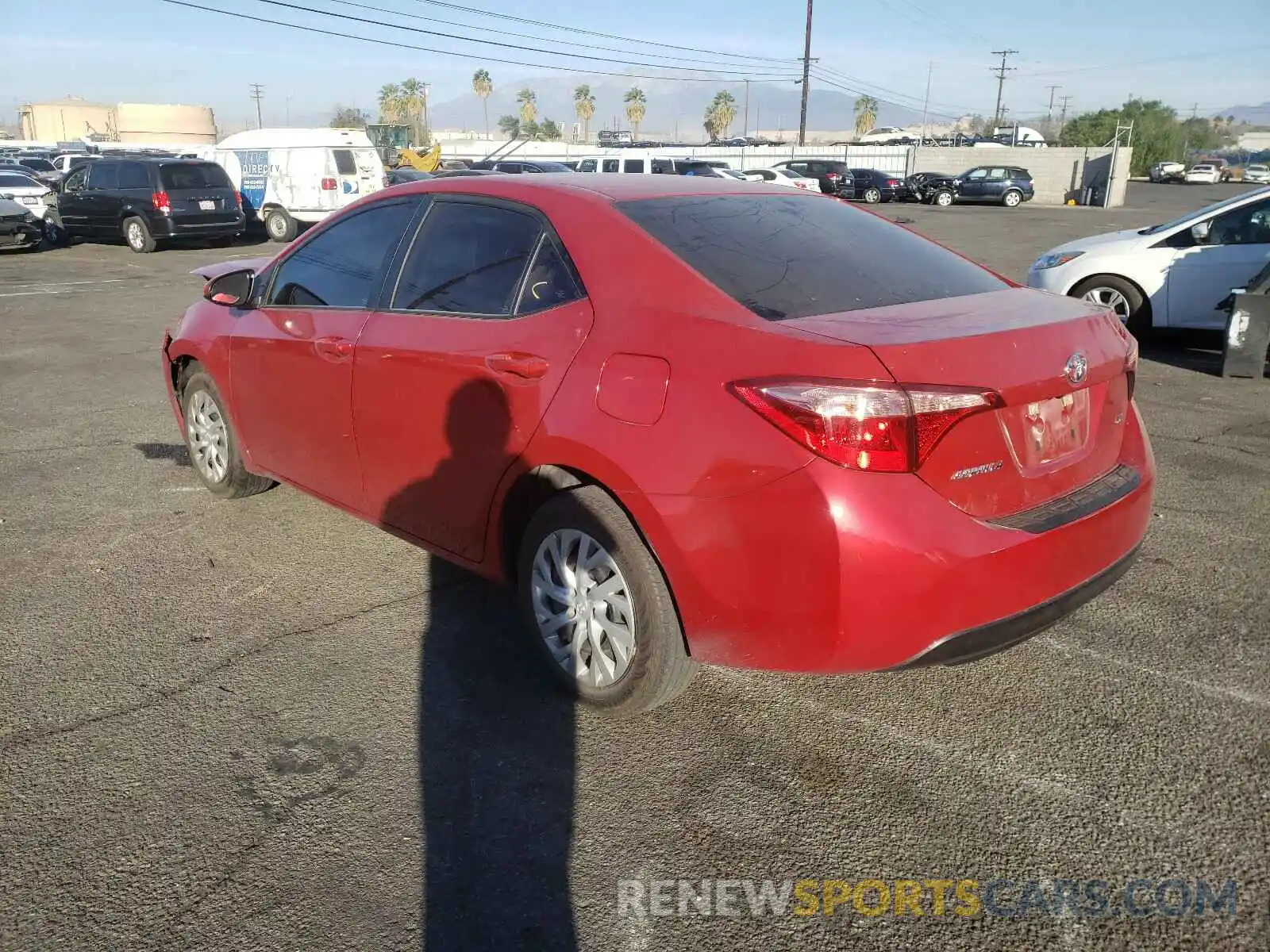 3 Photograph of a damaged car 5YFBURHE4KP916805 TOYOTA COROLLA 2019