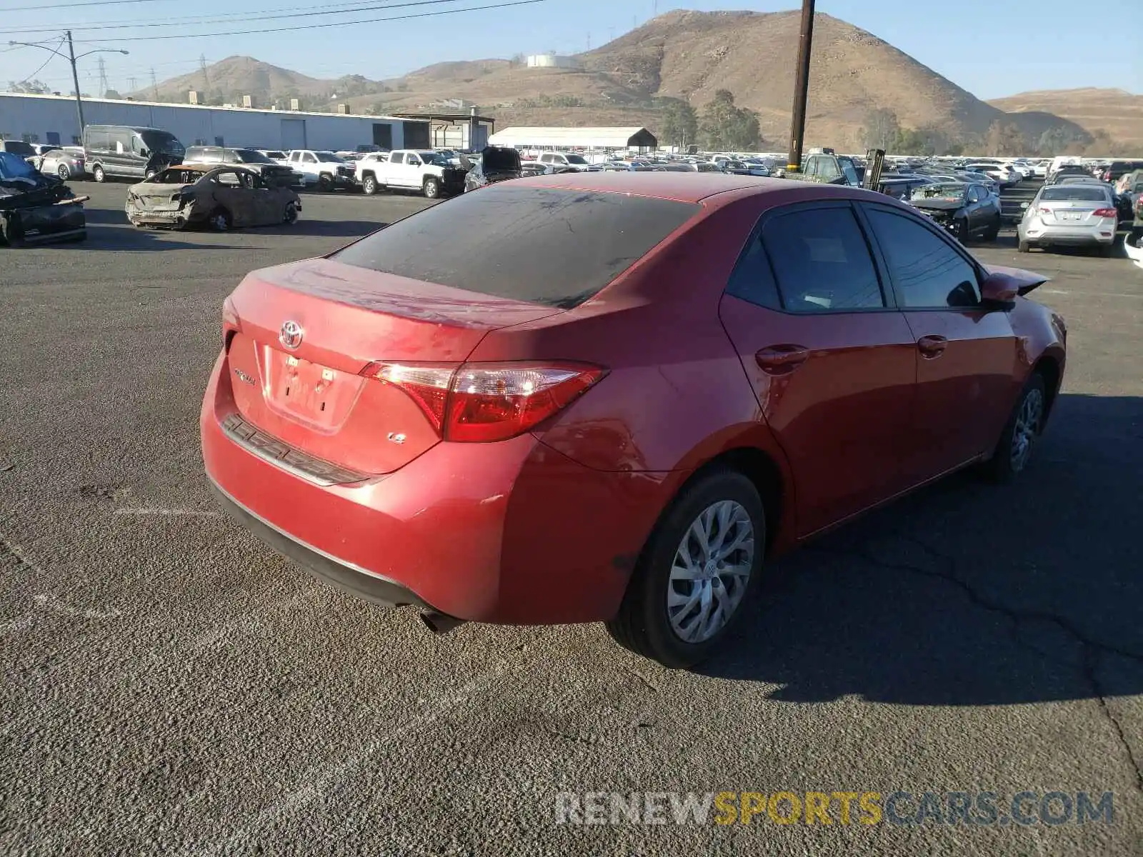 4 Photograph of a damaged car 5YFBURHE4KP916805 TOYOTA COROLLA 2019