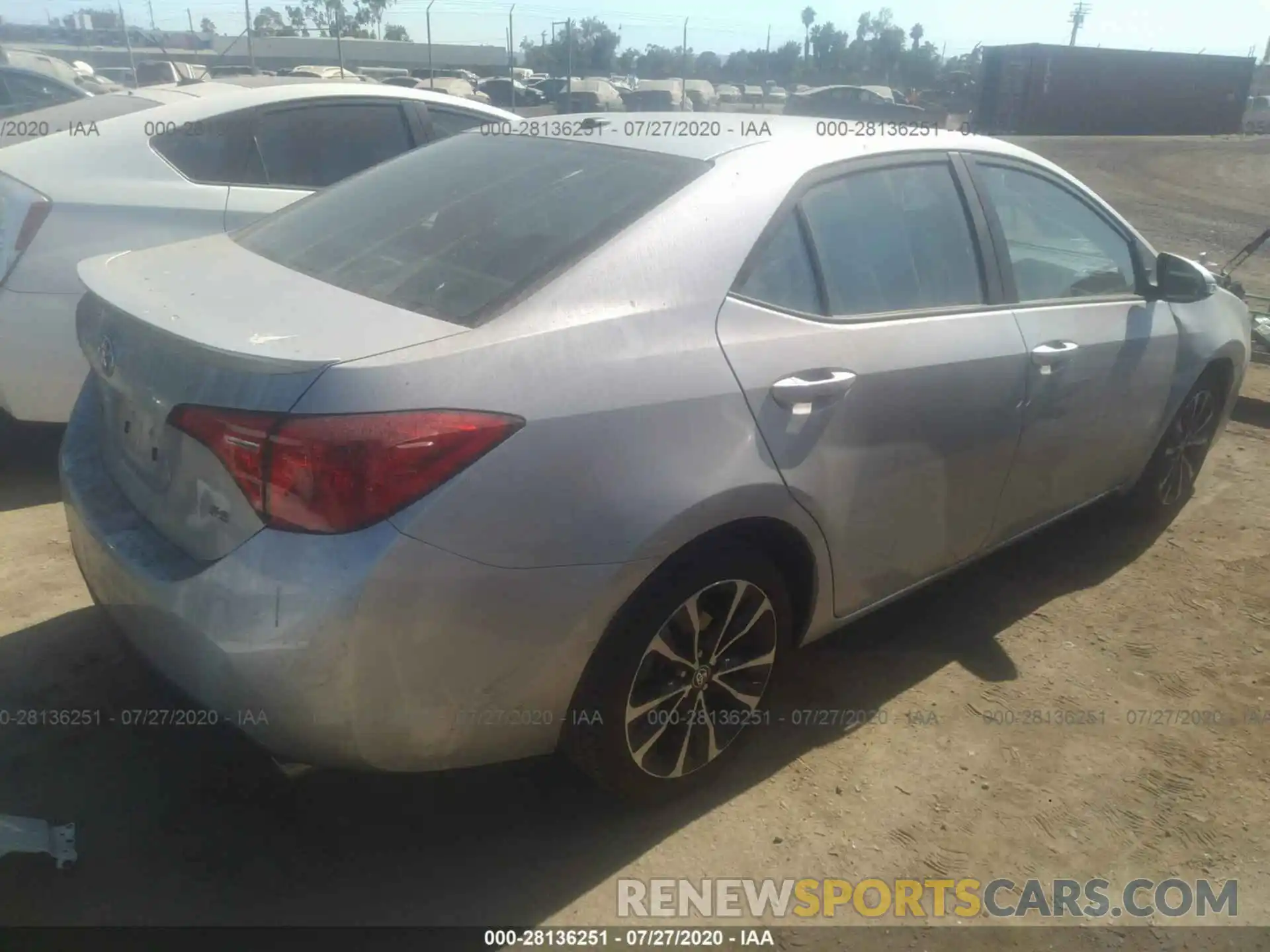 4 Photograph of a damaged car 5YFBURHE4KP917419 TOYOTA COROLLA 2019