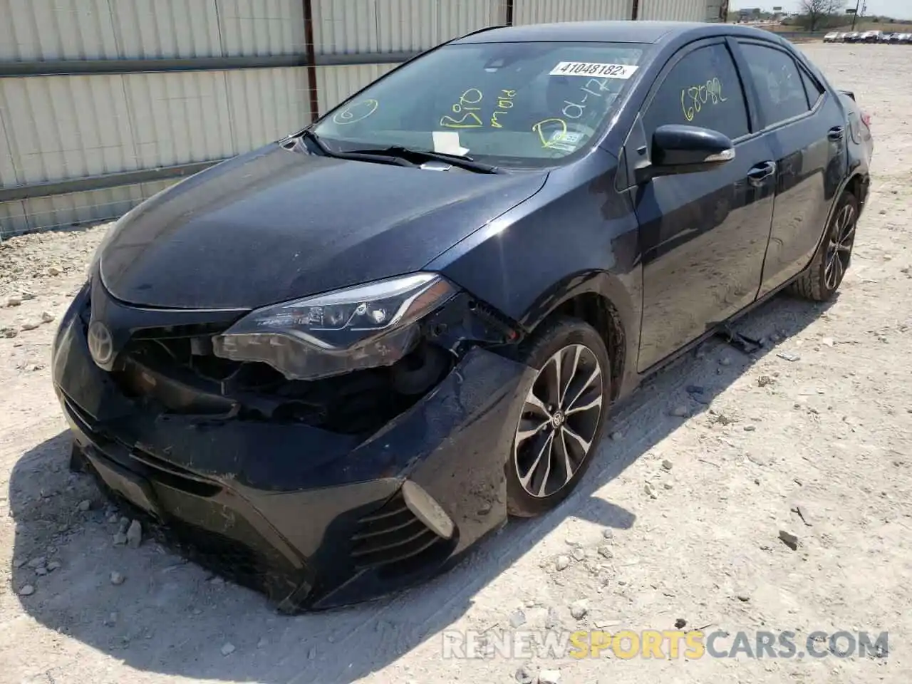 2 Photograph of a damaged car 5YFBURHE4KP917842 TOYOTA COROLLA 2019