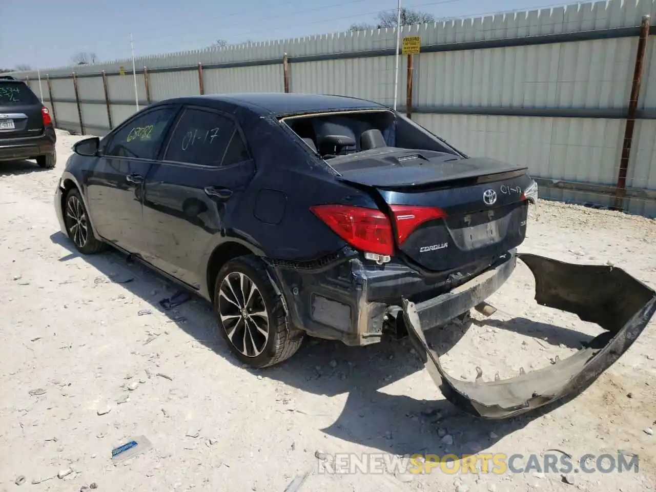 3 Photograph of a damaged car 5YFBURHE4KP917842 TOYOTA COROLLA 2019