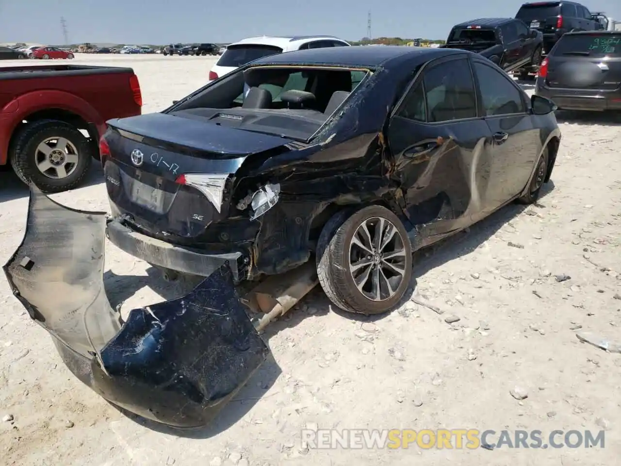 4 Photograph of a damaged car 5YFBURHE4KP917842 TOYOTA COROLLA 2019