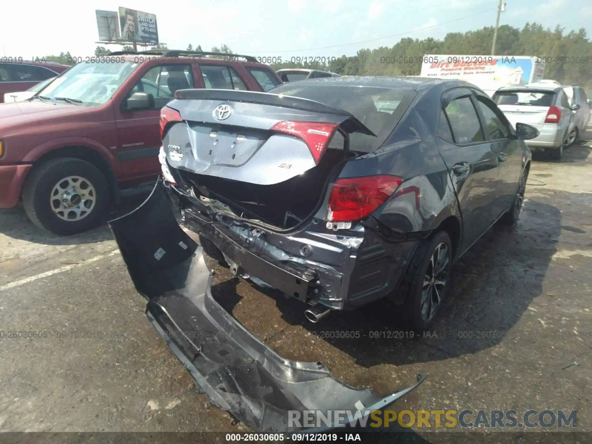 4 Photograph of a damaged car 5YFBURHE4KP918411 TOYOTA COROLLA 2019