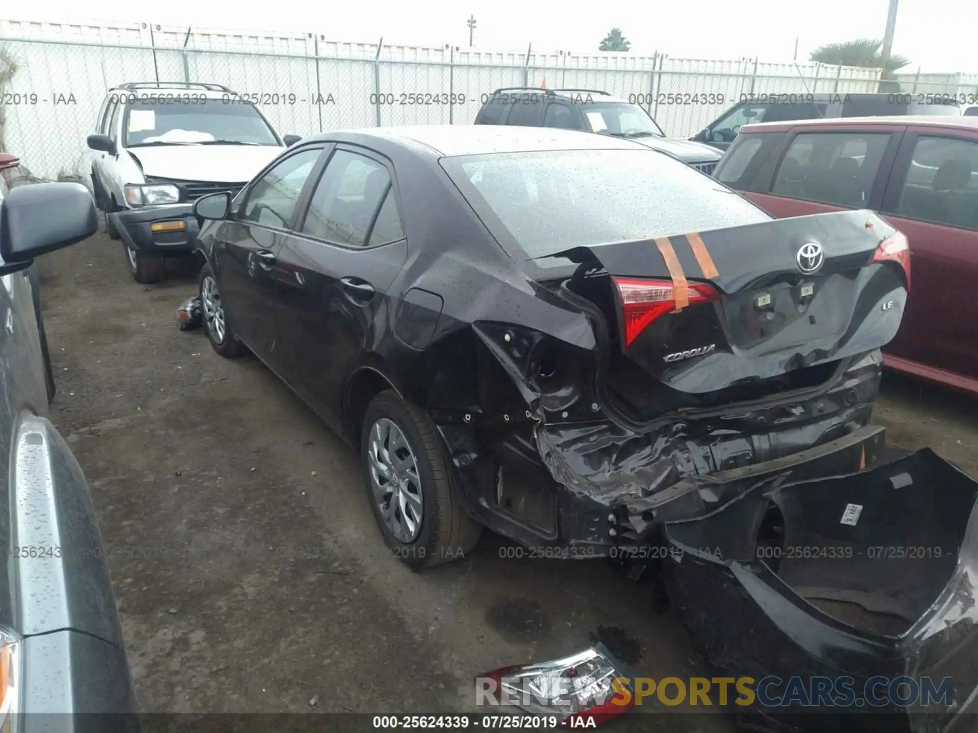 3 Photograph of a damaged car 5YFBURHE4KP918442 TOYOTA COROLLA 2019