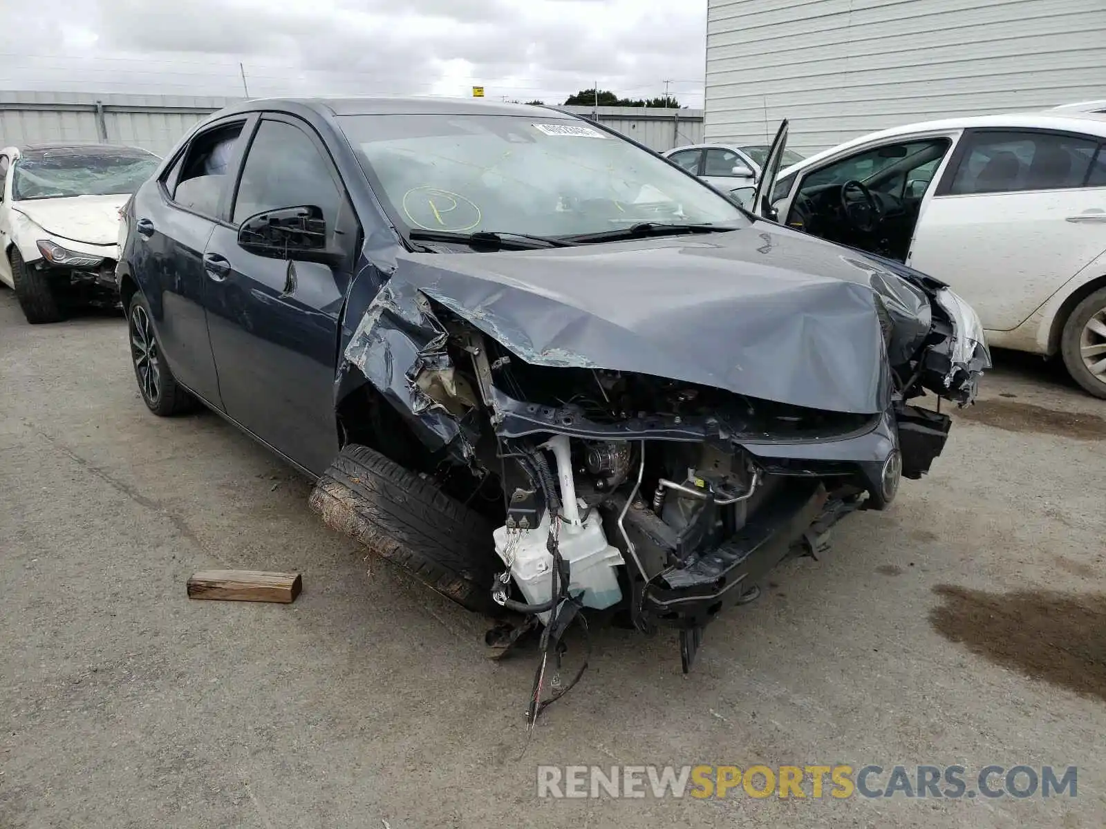 1 Photograph of a damaged car 5YFBURHE4KP918456 TOYOTA COROLLA 2019