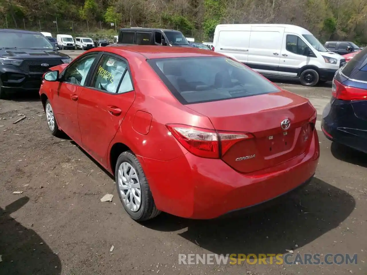 3 Photograph of a damaged car 5YFBURHE4KP918473 TOYOTA COROLLA 2019