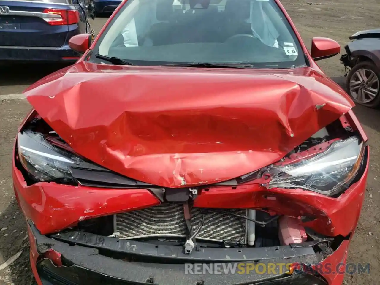 7 Photograph of a damaged car 5YFBURHE4KP918473 TOYOTA COROLLA 2019