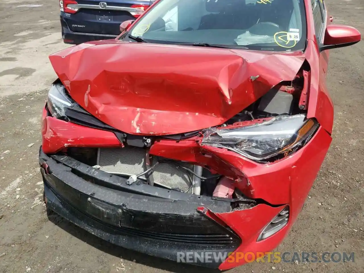 9 Photograph of a damaged car 5YFBURHE4KP918473 TOYOTA COROLLA 2019