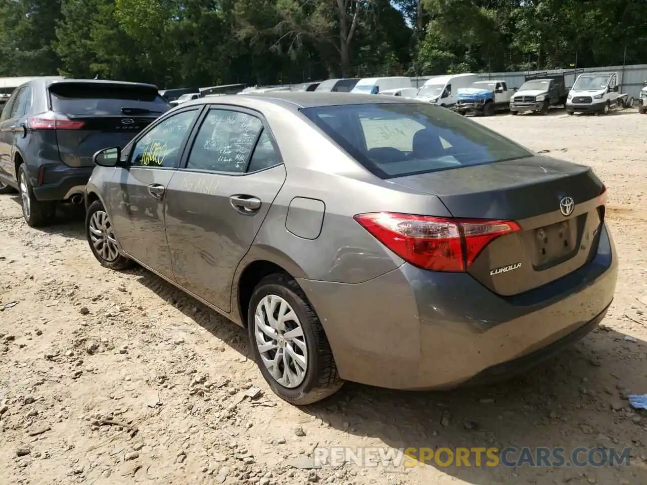 3 Photograph of a damaged car 5YFBURHE4KP919249 TOYOTA COROLLA 2019