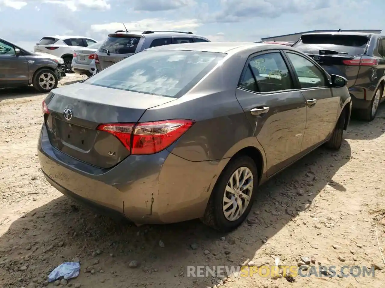 4 Photograph of a damaged car 5YFBURHE4KP919249 TOYOTA COROLLA 2019