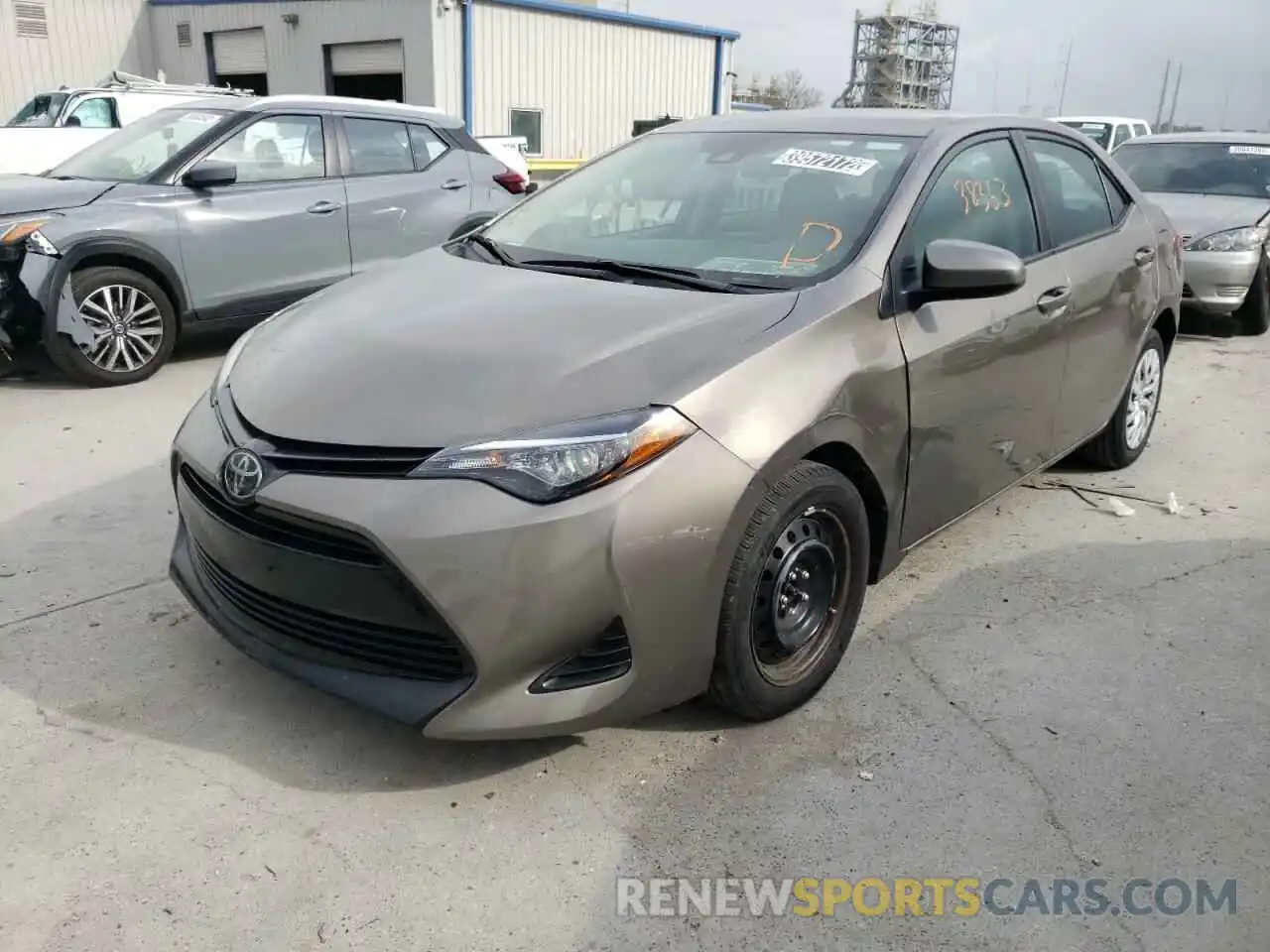 2 Photograph of a damaged car 5YFBURHE4KP919266 TOYOTA COROLLA 2019