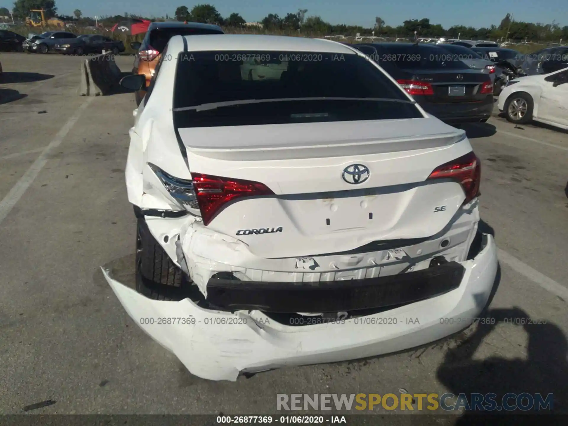 6 Photograph of a damaged car 5YFBURHE4KP919381 TOYOTA COROLLA 2019