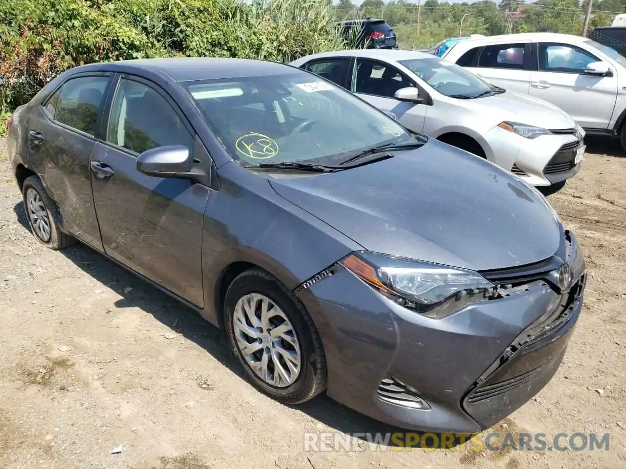 1 Photograph of a damaged car 5YFBURHE4KP919641 TOYOTA COROLLA 2019