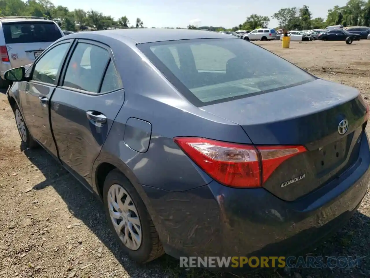 3 Photograph of a damaged car 5YFBURHE4KP919641 TOYOTA COROLLA 2019