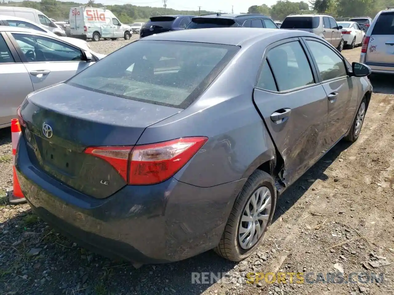 4 Photograph of a damaged car 5YFBURHE4KP919641 TOYOTA COROLLA 2019