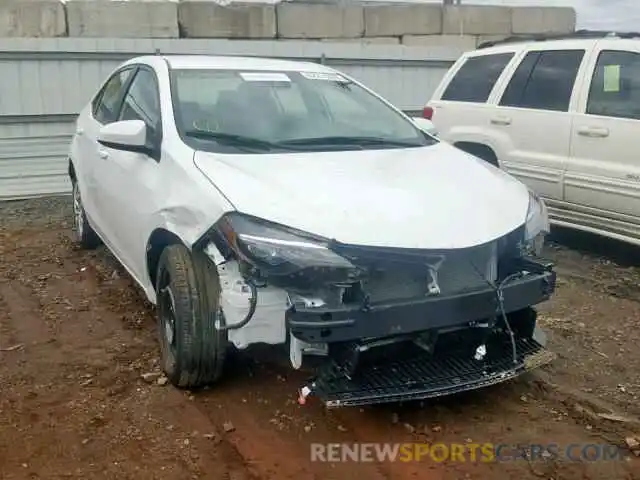 1 Photograph of a damaged car 5YFBURHE4KP919896 TOYOTA COROLLA 2019