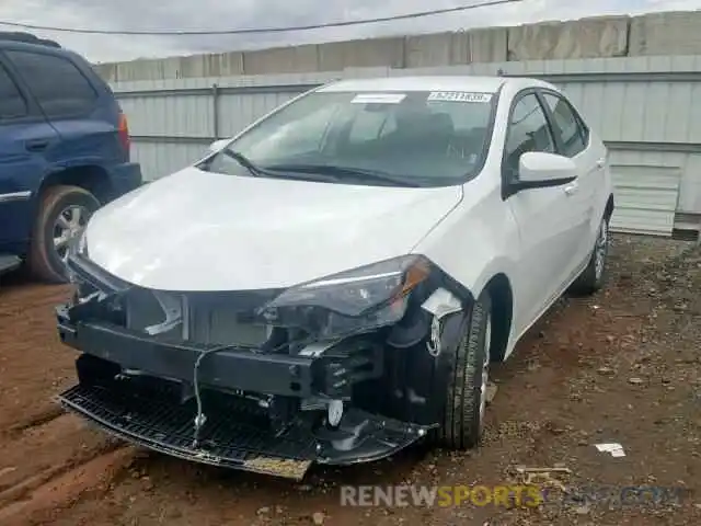 2 Photograph of a damaged car 5YFBURHE4KP919896 TOYOTA COROLLA 2019